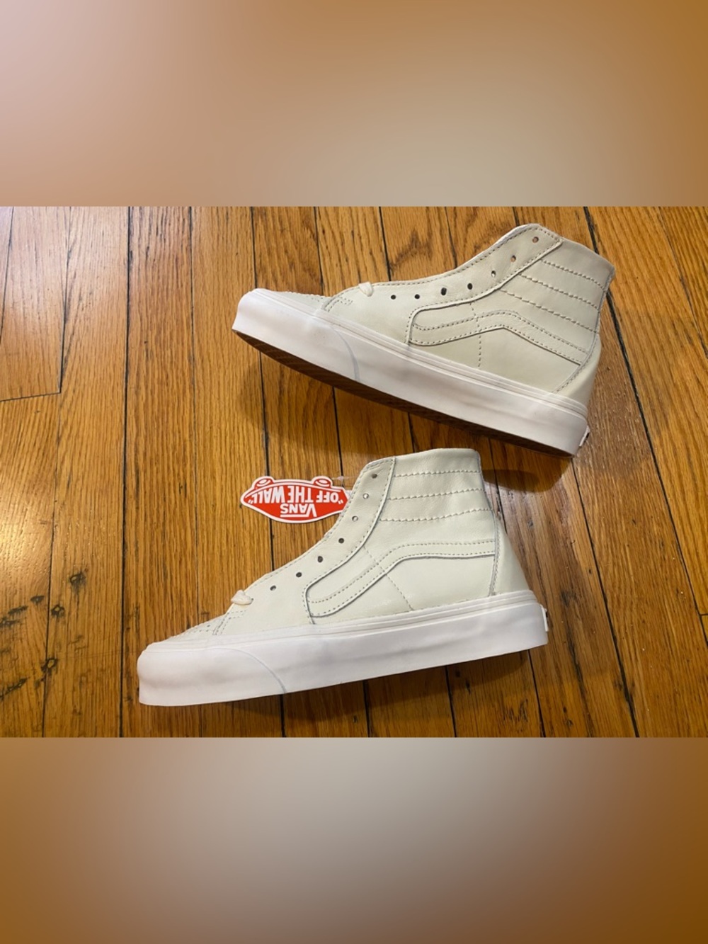 VANS: Soft leather, Sk8-Hi Tapered sneakers